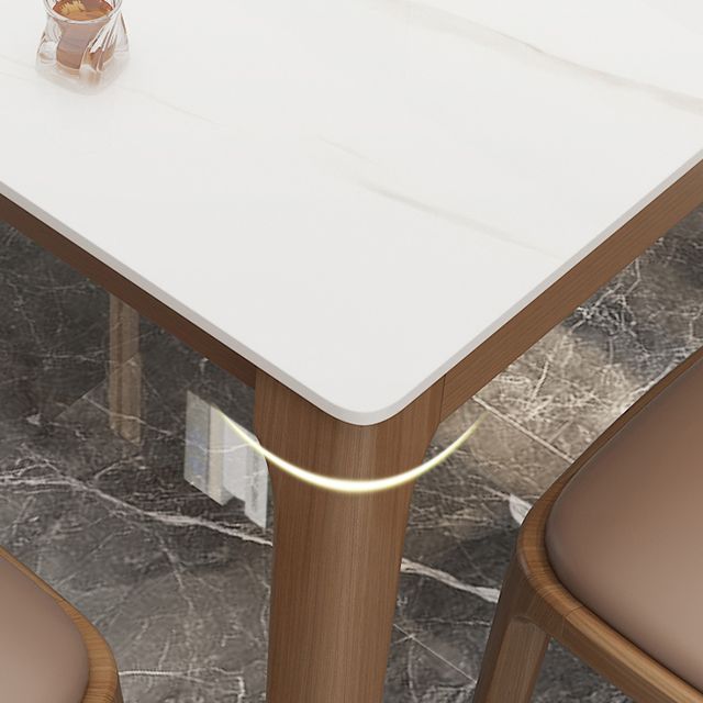 Sintered Stone Top Rectangle Table for Restaurant Dining Table with Wooden 4 Legs Clearhalo ' dining_table' 'Dining Tables & Seating' 'Dining Tables' 'furn' 'furn_dining_table' 'Furniture' 'furniture_dining_table' 'Kitchen & Dining Furniture' 'kitchen&dining_furn' 'kitchen' 'kitchen_dining_table' 1200x1200_18fc1369-9c87-4e80-8bfb-3d51b0b7d5d8