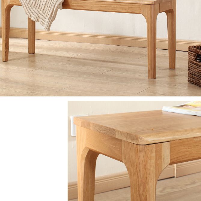 Natural Modern Solid Color Bench Solid Wood Entryway and Bedroom Seating Bench Clearhalo 'Benches' 'Chairs & Seating' 'furn' 'furn_benches' 'Furniture' 'Living Room Furniture' 1200x1200_18fc6a45-48a7-474b-b558-bcb30bcb5c73