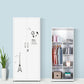 Modern Armoire Steel 2 Doors White Small Wardrobe Armoire with Lock Clearhalo 'Armoires & Wardrobes' 'armoires_wardrobes' 'Bedroom Furniture' 'furn' 'furn_armoires_wardrobes' 'Furniture' 1200x1200_18fd27e2-d000-431d-842d-29b5a7c95c9a