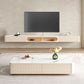Moderne tv-mediastandaard stenen tv-console voor aan de muur met deuren