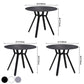 Modern Style Sintered Stone Dining Room Table Round Table with Metal Base Clearhalo ' dining_table' 'Dining Tables & Seating' 'Dining Tables' 'furn' 'furn_dining_table' 'Furniture' 'furniture_dining_table' 'Kitchen & Dining Furniture' 'kitchen&dining_furn' 'kitchen' 'kitchen_dining_table' 1200x1200_1901bbf8-5ab7-4c3f-b1df-b57628b5efa9