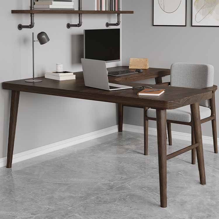 29.25 Inch H Contemporary Writing Desk L-Shape Solid Wood Office Desk Clearhalo 'furn' 'furn_office_desk' 'Furniture' 'Office Desks' 'Office Furniture' 'office_desk' 1200x1200_1901fe75-e1cb-4507-a92b-8635570c9e0f