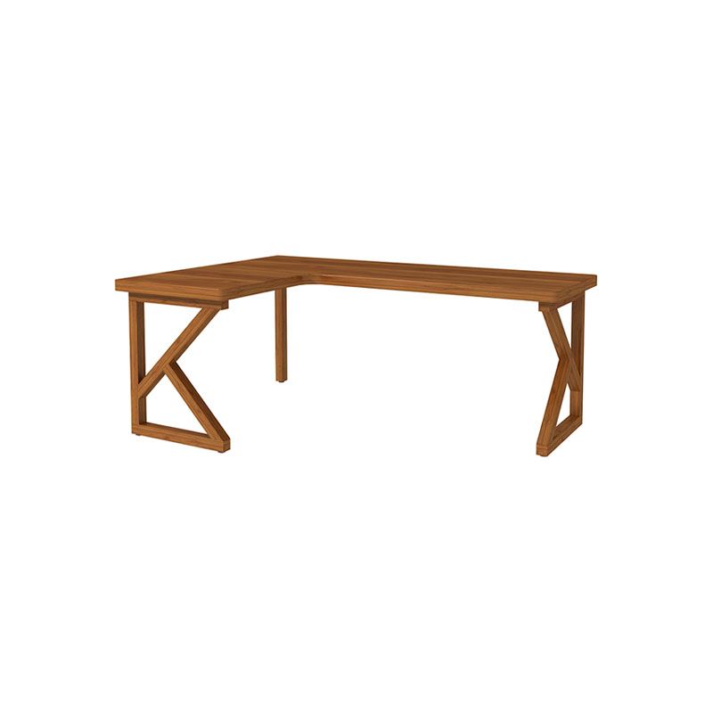 Modern Style L-shape Office Desk Brown Wooden Writing Desk for Home Clearhalo 'furn' 'furn_office_desk' 'Furniture' 'Office Desks' 'Office Furniture' 'office_desk' 1200x1200_19021178-fc44-467e-b6ac-c57c3ad272e8