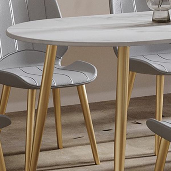 Traditional Luxury Stone Furniture Oval 4 Legs Dining Site Table for Home Clearhalo ' dining_table' 'Dining Tables & Seating' 'Dining Tables' 'furn' 'furn_dining_table' 'Furniture' 'furniture_dining_table' 'Kitchen & Dining Furniture' 'kitchen&dining_furn' 'kitchen' 'kitchen_dining_table' 1200x1200_1903eb22-7b0d-40da-8922-14d02a4281bd
