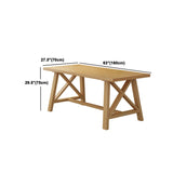 Modern 1/3/4/5 stukken Dinerset rechthoekige dennenhout eettafel voor eetkamer