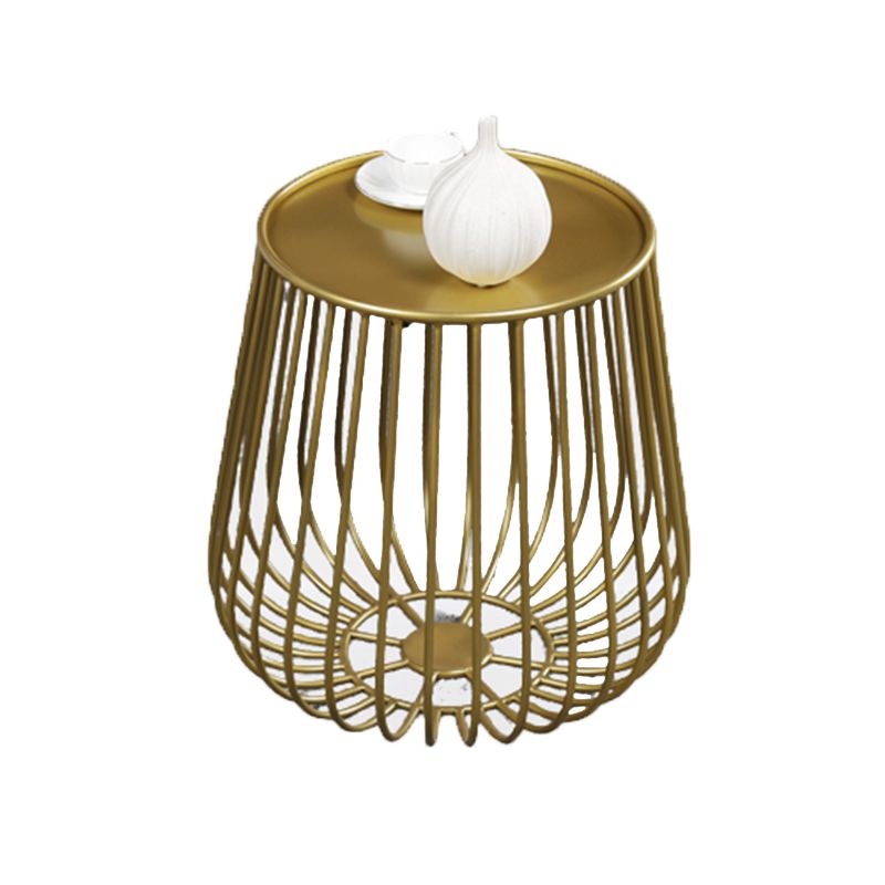 Mid-century Modern Round Iron Coffee Table, Frame Base Coffee Table Clearhalo 'Coffee & Accent Tables' 'Coffee Tables' 'coffee_tables' 'furn' 'furn_coffee_tables' 'Furniture' 'Living Room Furniture' 1200x1200_190447d1-7042-4163-8ebb-a37e6216d017