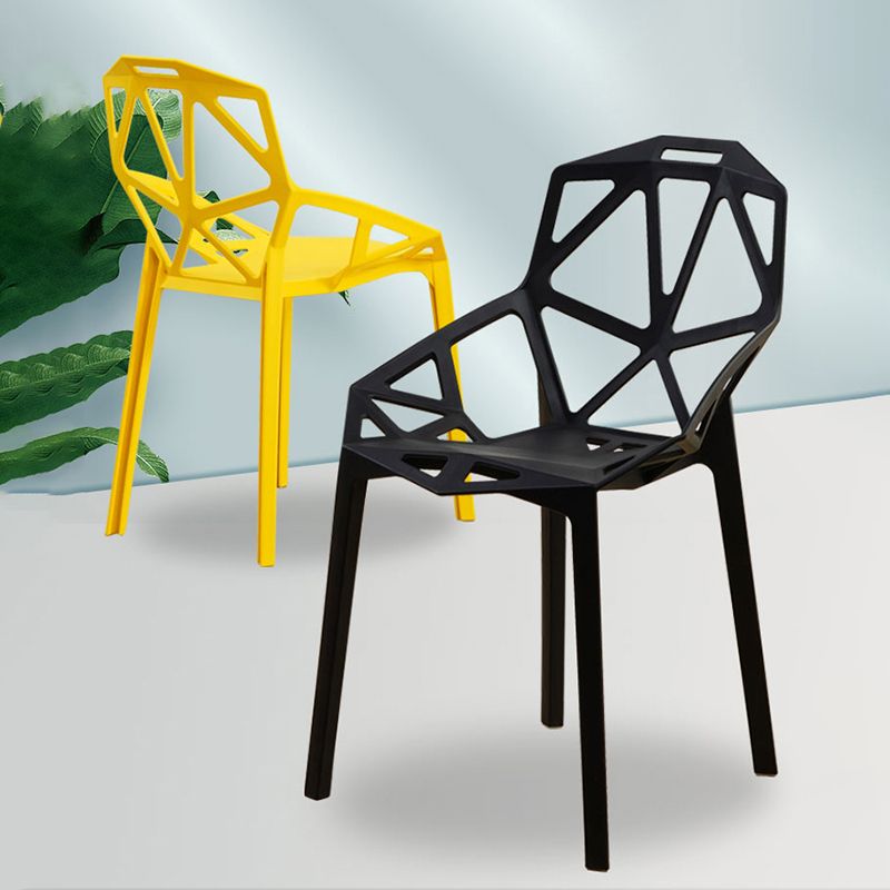 Contemporary Style Dining Chairs Plastic Dining Arm Side Chair for Kitchen Clearhalo ' kitchen&dining_furn' 'Dining Chairs' 'Dining Tables & Seating' 'dining_chair' 'furn' 'furn_dining_chair' 'Furniture' 'furniture_dining_chair' 'Kitchen & Dining Furniture' 'kitchen' 1200x1200_1906f286-c08d-4e8c-bc6f-966481ecf3e8