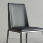 Industrial Upholstered Armless Chair Kitchen Parsons Dining Chair