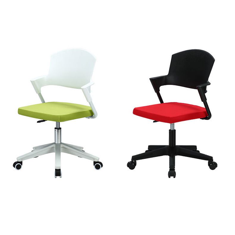 Chaise informatique contemporaine chaise en milieu de dos avec roues réglables