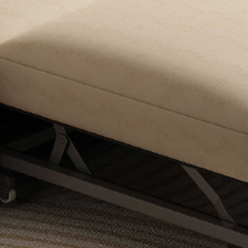 Contemporary Foldable Futon Sleeper White Futon and Mattress Clearhalo 'furn' 'furn_futons' 'Furniture' 'Futons & Daybeds' 'Futons' 'Living Room Furniture' 1200x1200_190a49cf-5423-4ac9-83df-fda7d9289a1b