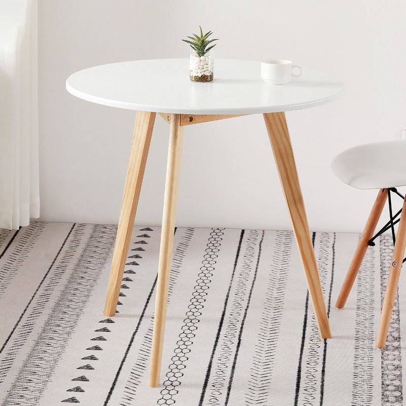 3 Legs End Table Natural/black/white Round Wood Side End Table Clearhalo 'Coffee & Accent Tables' 'End & Side Tables' 'end_side_table' 'Furniture' 'furniture_end_side_table' 'Living Room Furniture' 1200x1200_190ae4fe-1dc5-46c2-819a-777239e7a833