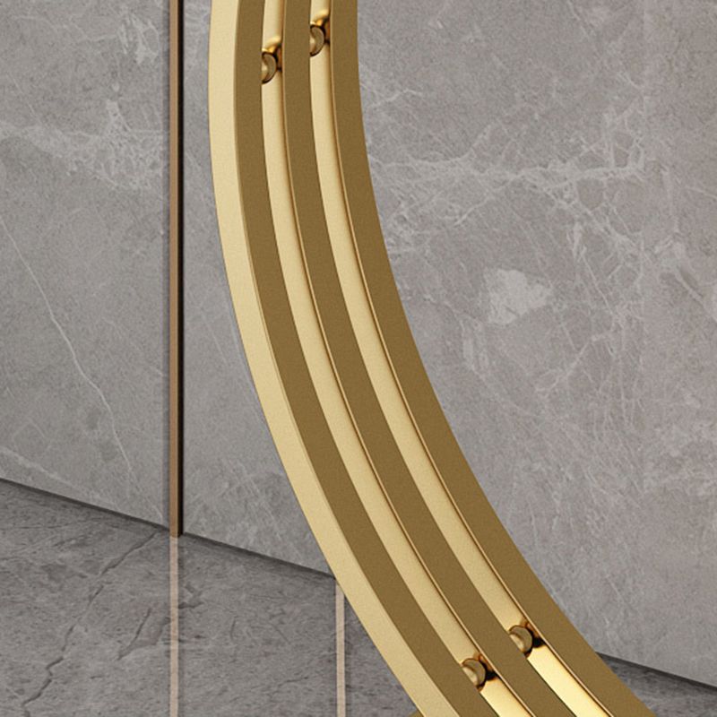 Glam Hall Pedestal Marble Rectangle Stain Resistant Console Sofa Table