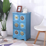 12" D Solid Wood Storage Chest Traditional Lingerie Chest with Drawers