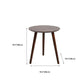 Table d'appoint d'appoint pour canapé scandinave, table d'appoint à trois broches, table d'appoint ronde
