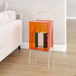 Contemporary Accent Side Table Plastic 4 Legs with Storage Living Room Clearhalo 'Coffee & Accent Tables' 'End & Side Tables' 'end_side_tables' 'furn' 'furn_end_side_tables' 'Furniture' 'Living Room Furniture' 1200x1200_190c6136-76b5-4cec-8db7-91064595d824