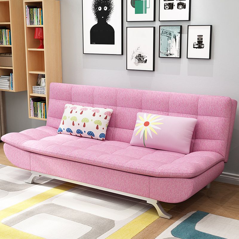 Miscela di cotone e di divano posteriore a bracciale senza braccio contemporaneo