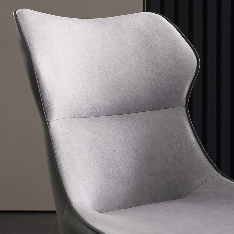 Contemporary Metal Dining Room Armless chairs Upholstered Side Chairs for Home Use Clearhalo ' kitchen&dining_furn' 'Dining Chairs' 'Dining Tables & Seating' 'dining_chair' 'furn' 'furn_dining_chair' 'Furniture' 'furniture_dining_chair' 'Kitchen & Dining Furniture' 'kitchen' 1200x1200_19159692-4614-408b-890d-ce1e12e40baf