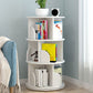 Moderne houten roteerbare boekenkast Studieruimte Geometrische boekenplank