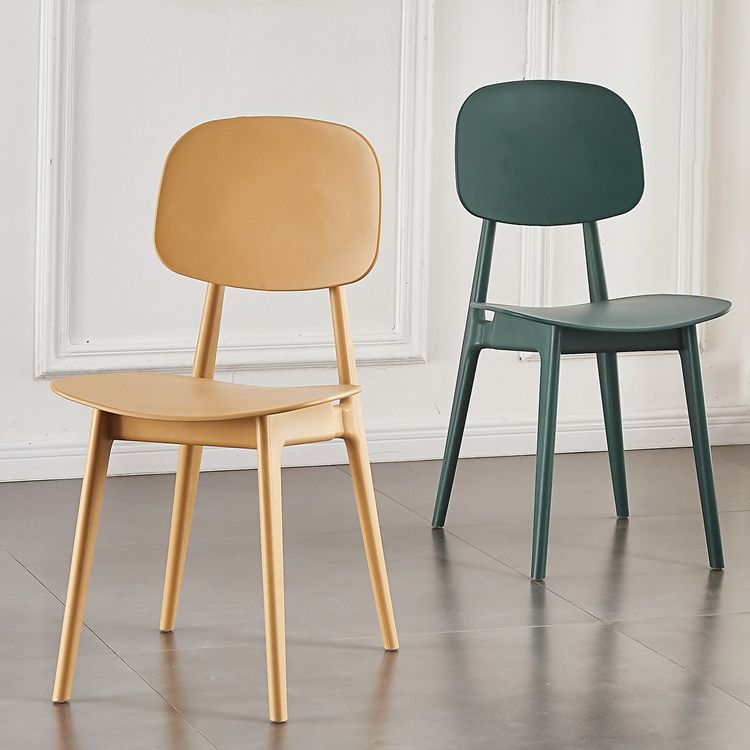 Plastic Dining Chairs Modern Kitchen Side Chair 16'' Wide Open Back Side Chair Clearhalo ' kitchen&dining_furn' 'Dining Chairs' 'Dining Tables & Seating' 'dining_chair' 'furn' 'furn_dining_chair' 'Furniture' 'furniture_dining_chair' 'Kitchen & Dining Furniture' 'kitchen' 1200x1200_19181c22-62da-45f4-8ea5-3da844f4db9e