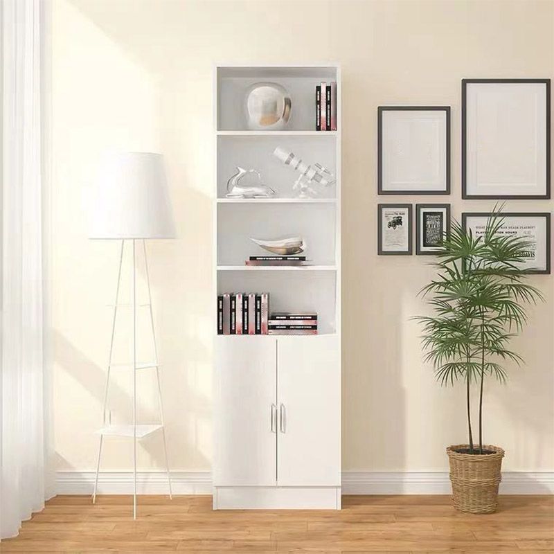 Scandinavian Manufactured Wood Standard Bookshelf Vertical Closed Back Bookcase Clearhalo 'Bookcases' 'furn' 'furn_bookcases' 'Furniture' 'furniture_bookcases' 'Office Furniture' 1200x1200_191c0b1d-fb54-49c0-84d9-d1d75f45b075