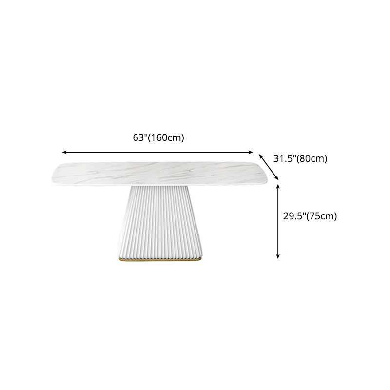 Designer Style 1/2/5/7 Pieces Dining Sets Sintered Stone Dining Table Set Clearhalo 'Dining Room Sets' 'Dining Tables & Seating' 'dining_room_set' 'Furniture' 'furniture_dining_room_set' 'Kitchen & Dining Furniture' 1200x1200_191f1a08-96fd-48e0-8cb3-1ebbbd5daf9a