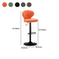 Home Swivel verstelbare hoogte Krukkruk Moderne matte afwerking Lederen barstool