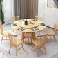Wood Round Pedestal Dining Table Modern Dining Room Kitchen Home Furniture Clearhalo ' dining_table' 'Dining Tables & Seating' 'Dining Tables' 'furn' 'furn_dining_table' 'Furniture' 'furniture_dining_table' 'Kitchen & Dining Furniture' 'kitchen&dining_furn' 'kitchen' 'kitchen_dining_table' 1200x1200_191fe3f5-b39e-4844-b0b1-55946ceb28a5