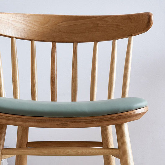 Sedie posteriori tradizionali da pranzo sedie senza braccio con gambe in legno per cucina