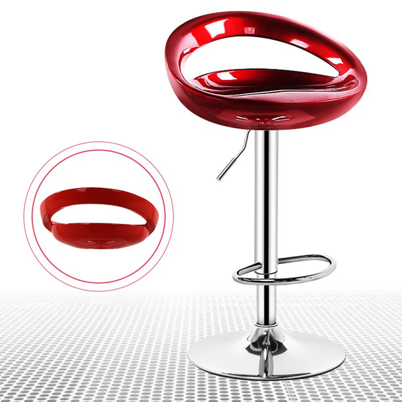 Industrial Adjustable Height Swivel Counter Stools Metal Bar Stools with Footrest Clearhalo 'Bar Furniture' 'Bar Stools' 'bar_stools' 'furn' 'furn_bar_stools' 'Furniture' 'furniture_bar_stools' 'Kitchen & Dining Furniture' 1200x1200_1922b7b7-689b-4e5c-afb4-edff4f6c88fc