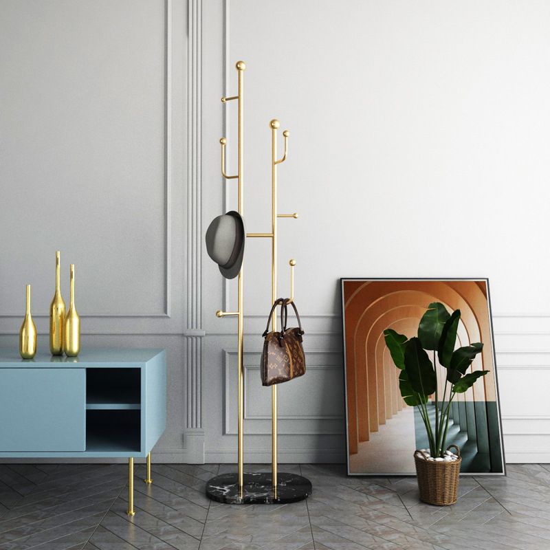 Fondo in marmo a scarpone metallico nordico per soggiorno per soggiorno