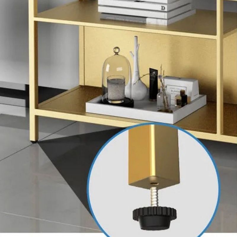 Open Etagere Bookcase Modern Style Shelf Bookcase with Metal Material Clearhalo 'Bookcases' 'furn' 'furn_bookcases' 'Furniture' 'furniture_bookcases' 'kitchen' 'kitchen_bookcases' 'Living Room Furniture' 'Office Furniture' 1200x1200_1922ffac-4e3a-414b-ab70-e1f5c36f3760