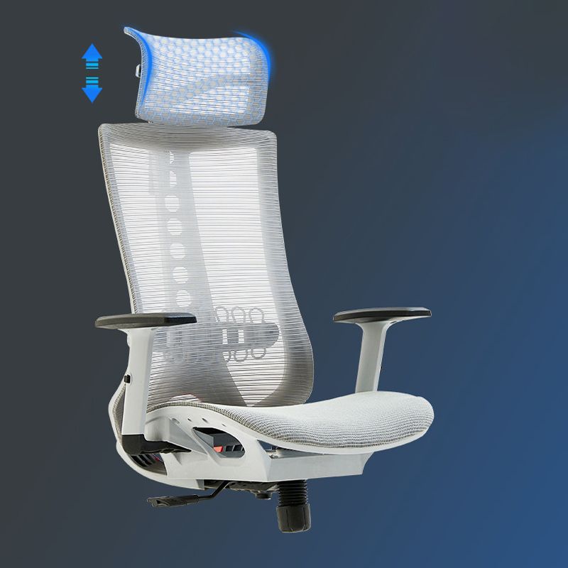 Silla de oficina moderna brazos extraíbles sin maniobra de mecanismo de inclinación angustiante