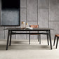 Modern Rectangle Dinette Set 1/4/5/7 Pieces Black Stone Top Indoor Dining Set Clearhalo 'Dining Room Sets' 'Dining Tables & Seating' 'dining_room_set' 'furn' 'furn_dining_room_set' 'Furniture' 'Kitchen & Dining Furniture' 1200x1200_19257e8d-d251-4a41-b154-75fe031cd163