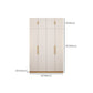 Contemporary Style Wardrobe Wooden Bedroom Closet with Hinged Door