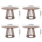 Round Pedestal Casual Dining Table Wood Color Fixed Table with Solid Wood Clearhalo ' dining_table' 'Dining Tables & Seating' 'Dining Tables' 'furn' 'furn_dining_table' 'Furniture' 'furniture_dining_table' 'Kitchen & Dining Furniture' 'kitchen&dining_furn' 'kitchen' 'kitchen_dining_table' 1200x1200_192c92d3-4ae2-4444-b554-86dcb1809f68