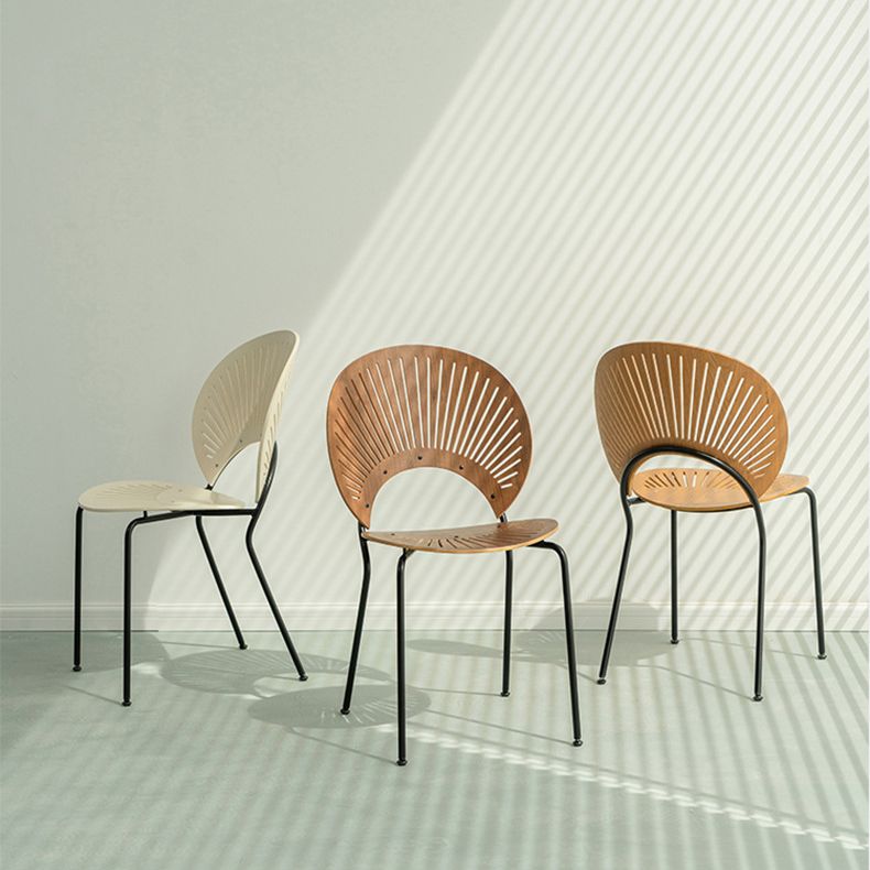 Contemporary Style Dining Chair Armless Kitchen Chairs with Metal Legs Clearhalo ' kitchen&dining_furn' 'Dining Chairs' 'Dining Tables & Seating' 'dining_chair' 'furn' 'furn_dining_chair' 'Furniture' 'furniture_dining_chair' 'Kitchen & Dining Furniture' 'kitchen' 1200x1200_193526d9-a1af-4d3a-8e9d-6dea98bd759f