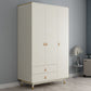 Hinged Wardrobe Closet with Drawer Engineered Wood Wardrobe Cabinet