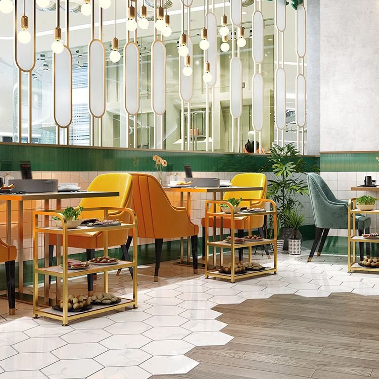 25.59"H Portable Modern Prep Table Metal Prep Table for Home Use