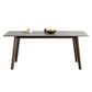 Mid-Century Modern Rectangle Dining Table Sintered Stone Table with 4 Solid Wood Legs Clearhalo ' dining_table' 'Dining Tables & Seating' 'Dining Tables' 'furn' 'furn_dining_table' 'Furniture' 'furniture_dining_table' 'Kitchen & Dining Furniture' 'kitchen&dining_furn' 'kitchen' 'kitchen_dining_table' 1200x1200_1939f86f-9333-4a09-96e4-4a0af2d6f4b9