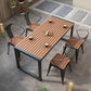Modern 1/3/5 Pieces Dining Set Rectangle Wood Dining Table for Dining Room Clearhalo 'Dining Room Sets' 'Dining Tables & Seating' 'dining_room_set' 'furn' 'furn_dining_room_set' 'Furniture' 'Kitchen & Dining Furniture' 1200x1200_1940cd84-fe3a-415a-9a6b-1758461b2510