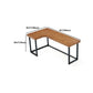 L-Shape Office Table Industrial Writing Desk with H-Shape Base Clearhalo 'furn' 'furn_office_desk' 'Furniture' 'Office Desks' 'Office Furniture' 'office_desk' 1200x1200_19415101-b755-4cc5-a804-c6d8d53b5419