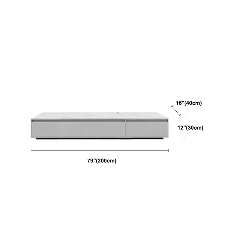 Stone Top Media Stand with Drawers Modern TV Media Console for Home Clearhalo 'furn' 'furn_tv_stands_entertainment_centers' 'Furniture' 'Living Room Furniture' 'TV Stands & Entertainment Centers' 'TV Stands & Media Storage Furniture' 'tv_stands_entertainment_centers' 1200x1200_19415dd3-648a-4a30-8aea-7525f816c110