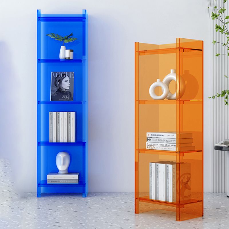 Acrylic Closed Back Standard Bookshelf Glam Vertical Bookshelf Clearhalo 'Bookcases' 'furn' 'furn_bookcases' 'Furniture' 'furniture_bookcases' 'Office Furniture' 1200x1200_194293b3-61fb-42d2-bf78-ed1b5c552ef7