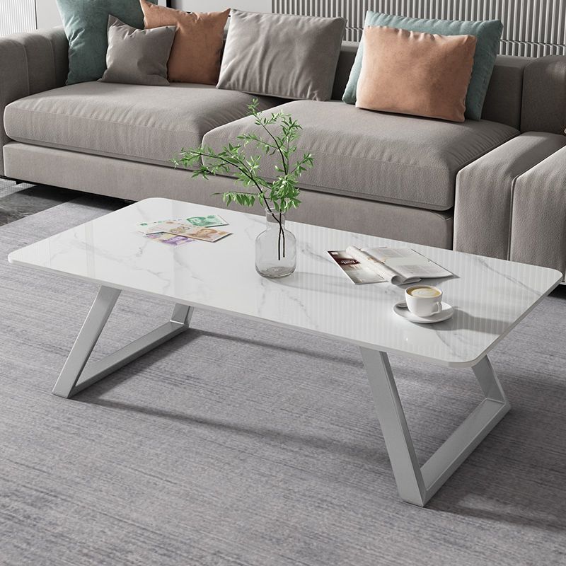 17.7"Tall Sled Metal Base Rectangular Slate Table Top Coffee Table Clearhalo 'Coffee & Accent Tables' 'Coffee Tables' 'coffee_tables' 'furn' 'furn_coffee_tables' 'Furniture' 'Living Room Furniture' 1200x1200_19429fe4-e715-4b7b-8ad5-c00f5aaeac44
