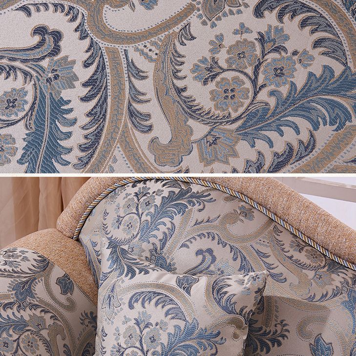 Bohemian Style Chaise Lounge Upholstered Chaise with Rolled Arms for Bedroom Clearhalo 'Chairs & Seating' 'Chaise Lounge' 'chaise_lounge' 'furn' 'furn_chaise_lounge' 'Furniture' 'Living Room Furniture' 1200x1200_19438f4c-4916-460b-90b0-a200e274c369