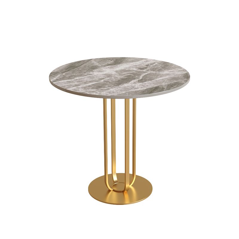 Round Minimalist Side End Table Abstract Slate Sofa Corner Table