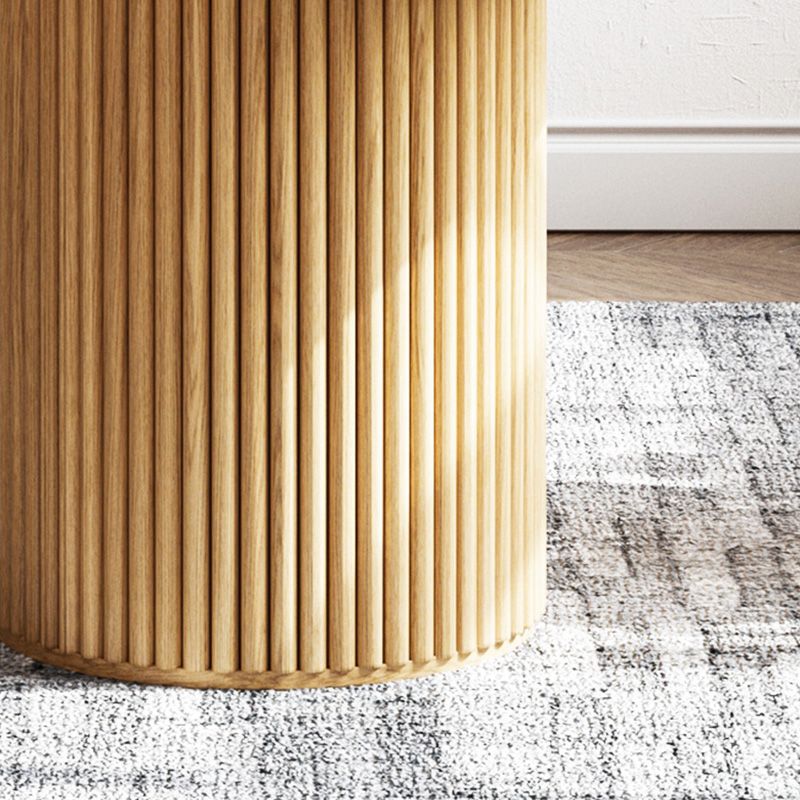 Glam Round Table Sintered Stone Table with Wooden Legs for Home Clearhalo 'Dining Tables & Seating' 'Dining Tables' 'dining_table' 'furn' 'furn_dining_table' 'Furniture' 'Kitchen & Dining Furniture' 1200x1200_194b1bf3-c36c-4639-b510-309e499564a4