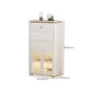 Commode classique de coffre de rangement de Glam de coffre de stockage en pierre de largeur de 11,7 pouces