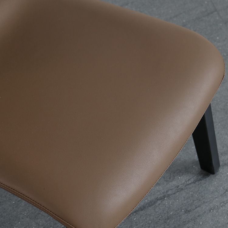 Scandinavian Style Ash Wood Dining Side Chair Solid Back Armless Chair for Home Use Clearhalo ' kitchen&dining_furn' 'Dining Chairs' 'Dining Tables & Seating' 'dining_chair' 'furn' 'furn_dining_chair' 'Furniture' 'furniture_dining_chair' 'Kitchen & Dining Furniture' 'kitchen' 1200x1200_194cd053-c3ee-45bb-8458-d85bfd172bd0