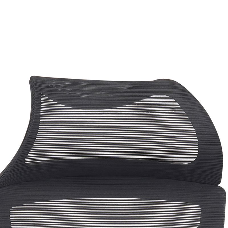 Moderner schwarzer Schreibtischstuhl mit hohem Rücken- und Schwenk -Home Office Stuhl